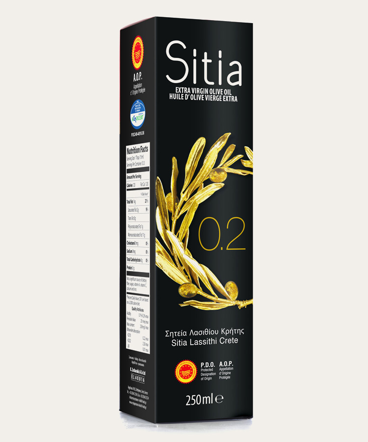 Оливковое масло экстра вирджин Sitia 0.2% 5л