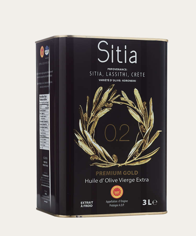 Sitia pdo extra virgin alyvuogių aliejus 0,2% kanistras 3lt