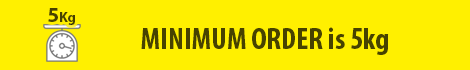 MINIMUM ORDER is 5kg