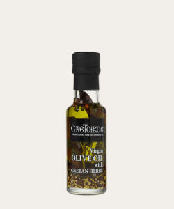 EVOO oliiviöljy Kreetalta kreetalaisilla yrteillä